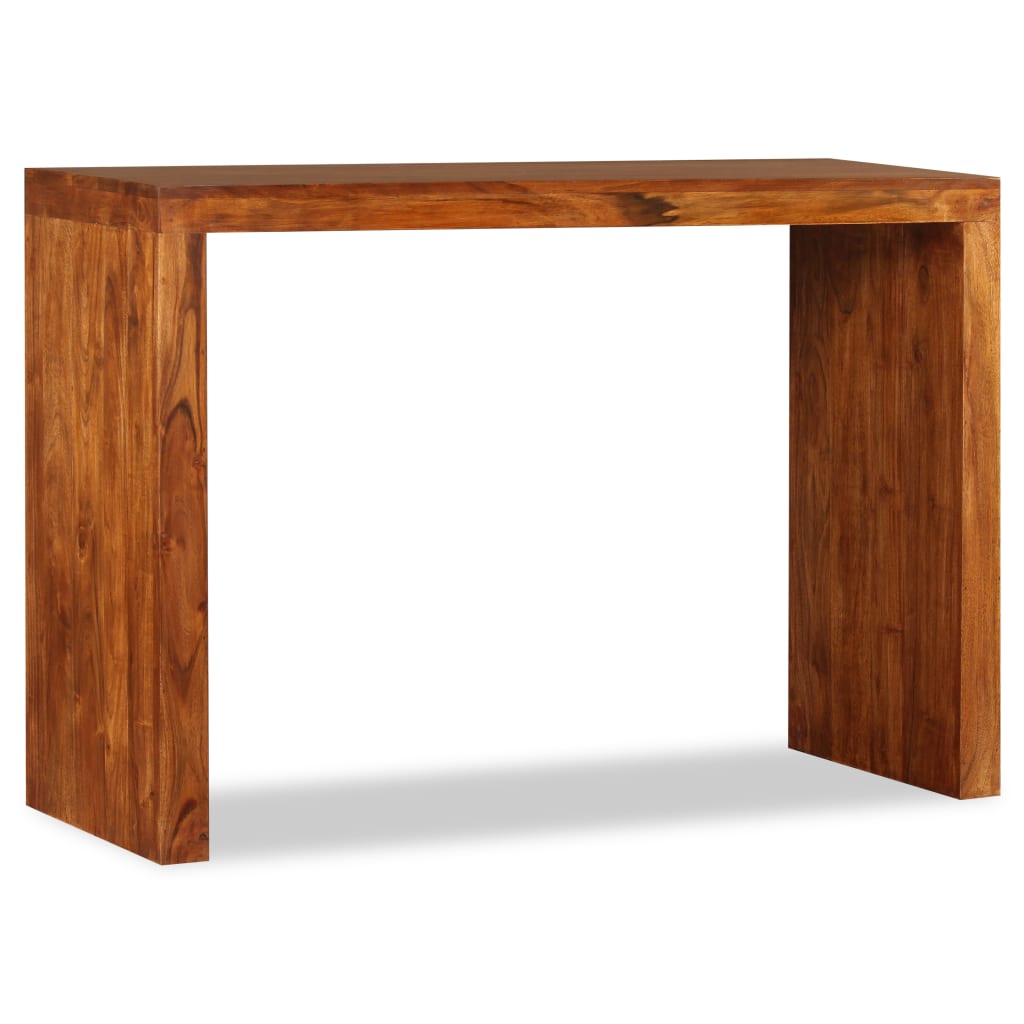 Konsolbord massivt trä med honungsfinish 110x40x76 cm