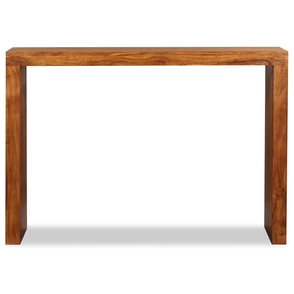 Konsolbord massivt trä med honungsfinish 110x40x76 cm