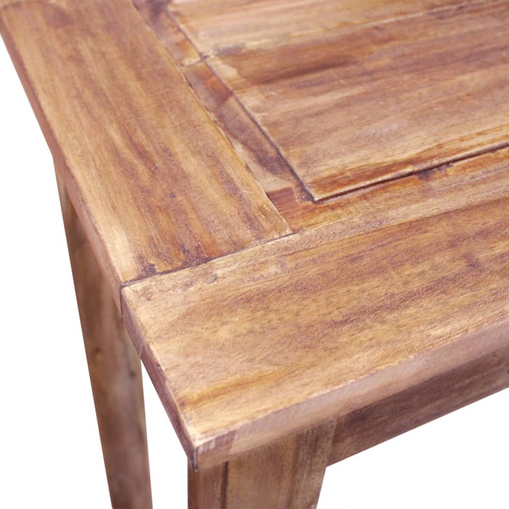 Konsolbord massivt mahognyträ 123x42x75 cm