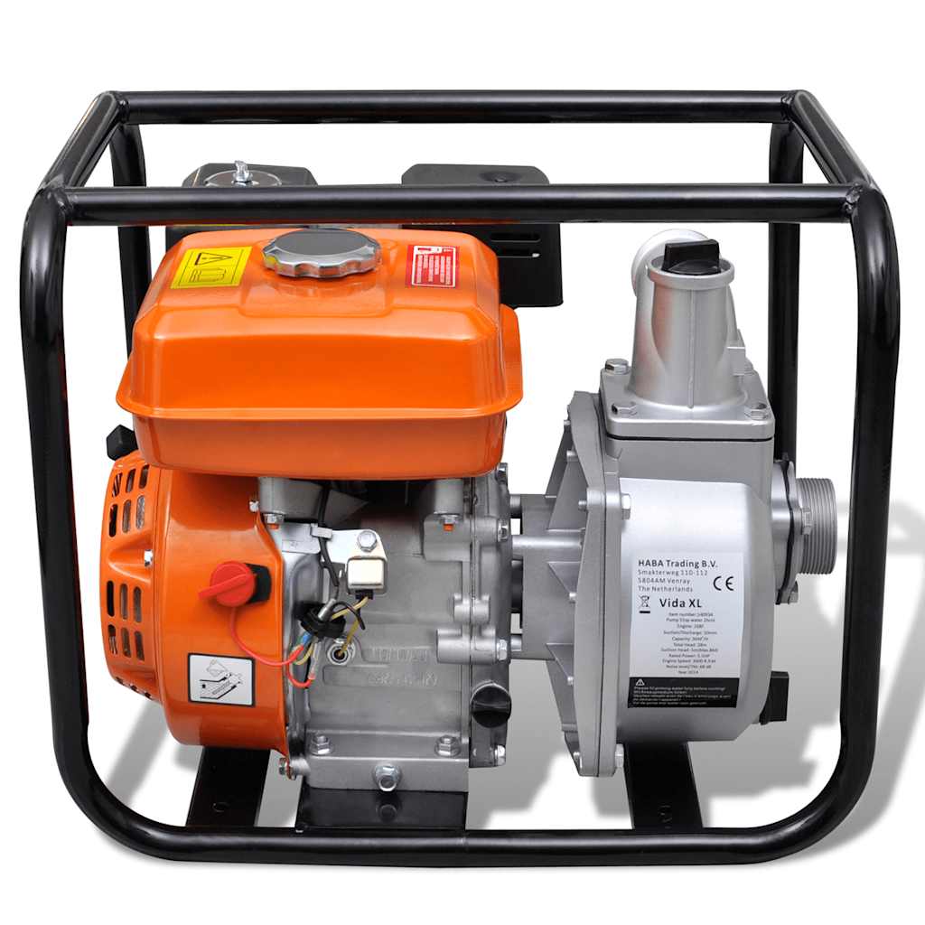 Bensindriven vattenpump 50 mm anslutning 4800 W