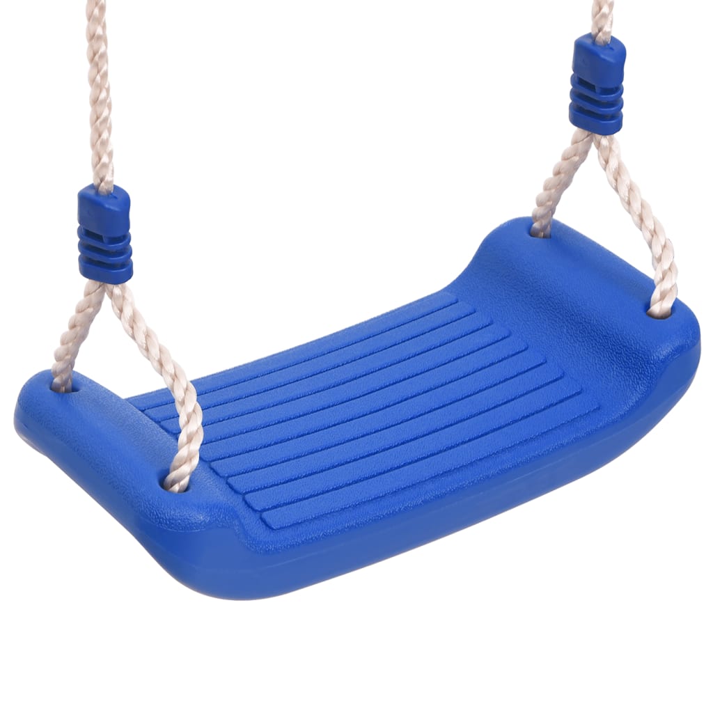 Gungor med rep 2 st blå 38x16 cm PE