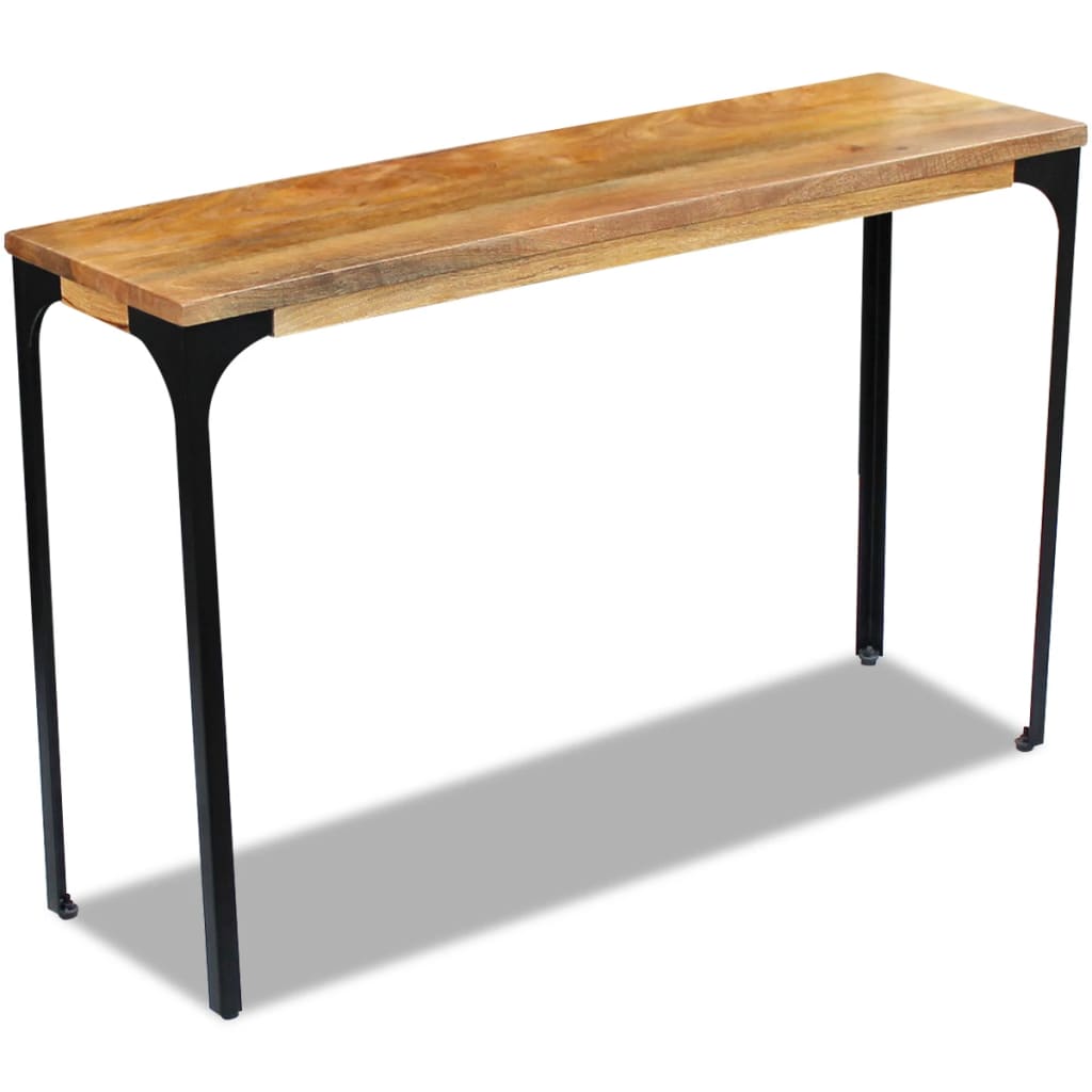 Konsolbord mangoträ 120x35x76 cm