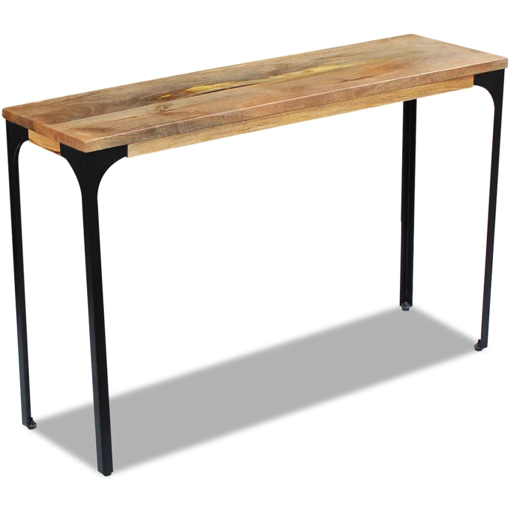 Konsolbord mangoträ 120x35x76 cm
