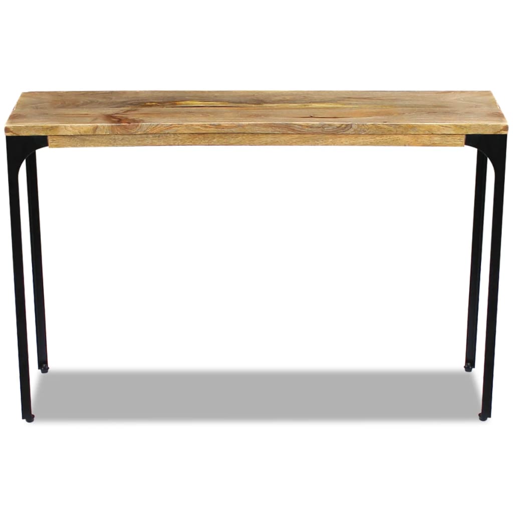 Konsolbord mangoträ 120x35x76 cm