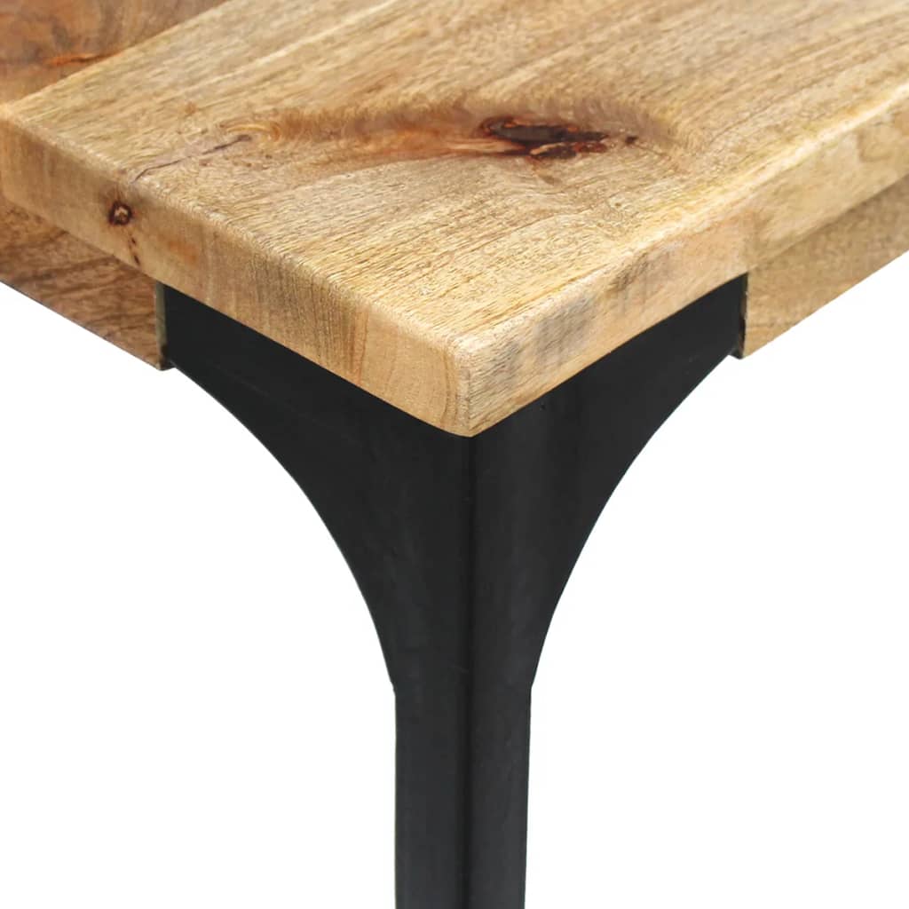 Konsolbord mangoträ 120x35x76 cm