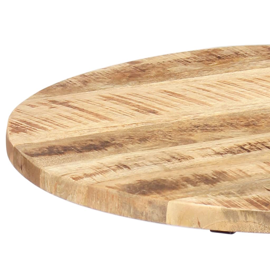 Sidobord 60x(46-63) cm massivt mangoträ och gjutjärn