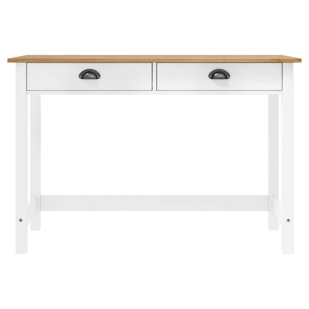 Avlastningsbord Hill med 2 lådor 110x45x74 cm massiv furu