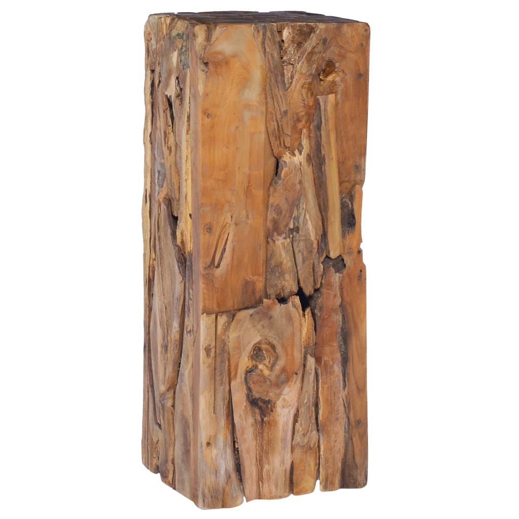 Sidobord 30x30x80 cm massiv teak