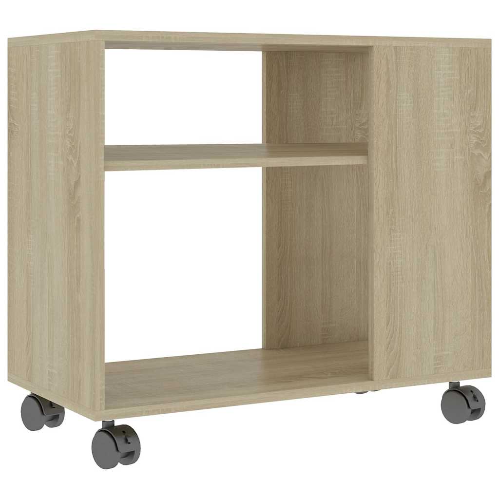 Sidobord sonoma-ek 70x35x55 cm konstruerat trä