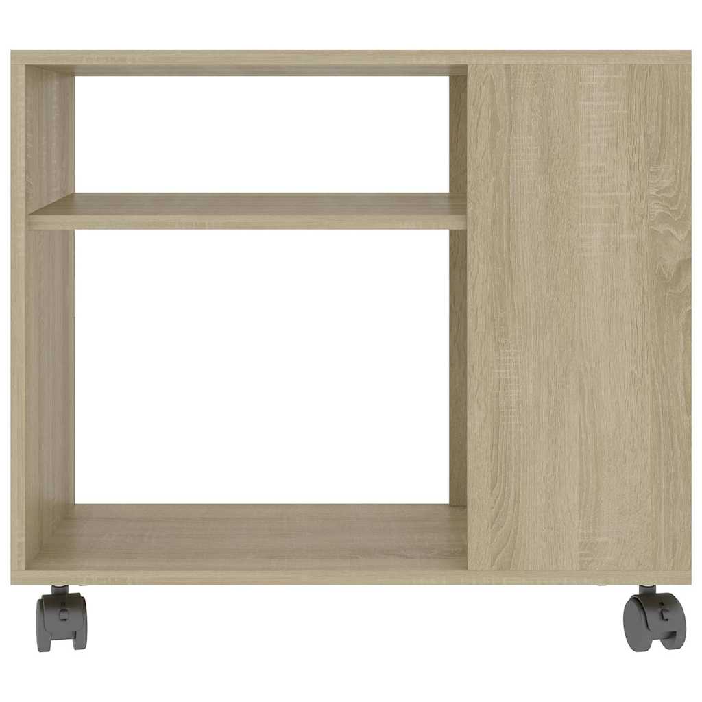Sidobord sonoma-ek 70x35x55 cm konstruerat trä