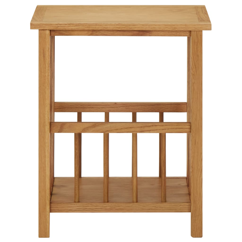 Tidningsbord 45x35x55 cm massiv ek