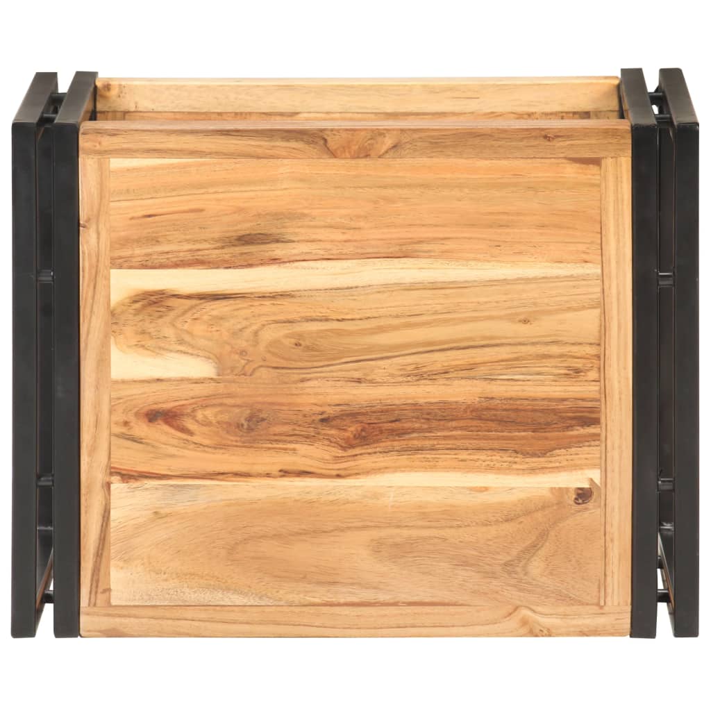 Sidobord 40x30x40 cm massivt akaciaträ