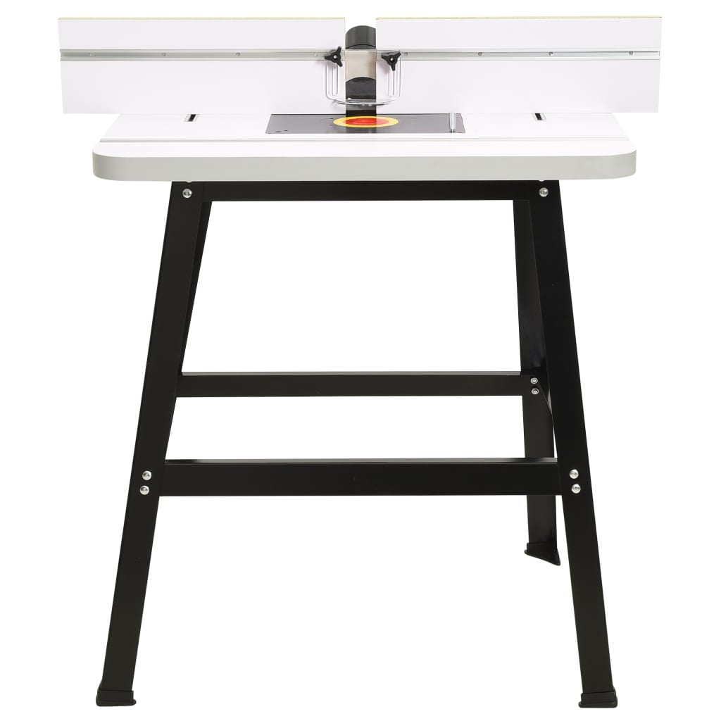 Bord för handöverfräs stål och MDF 81x61x88 cm