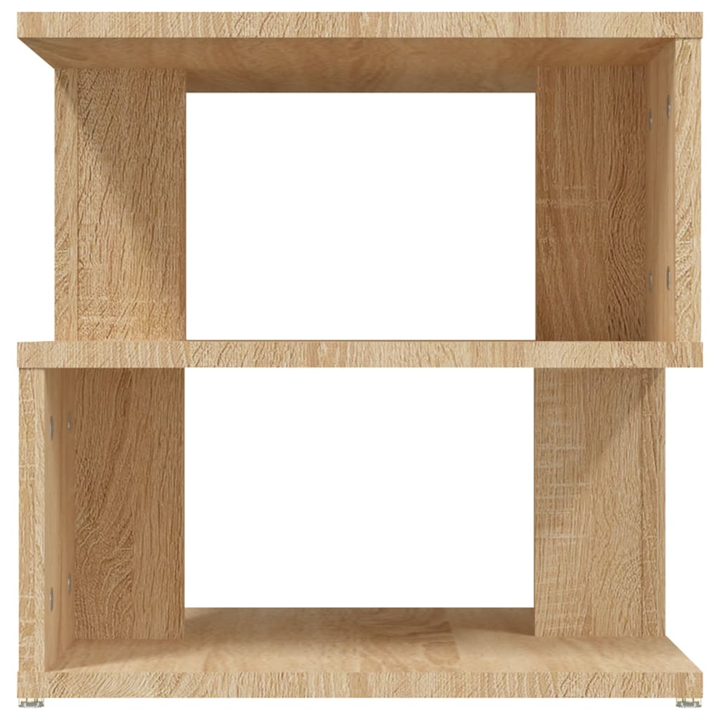 Sidobord sonoma-ek 40x40x40 cm konstruerat trä