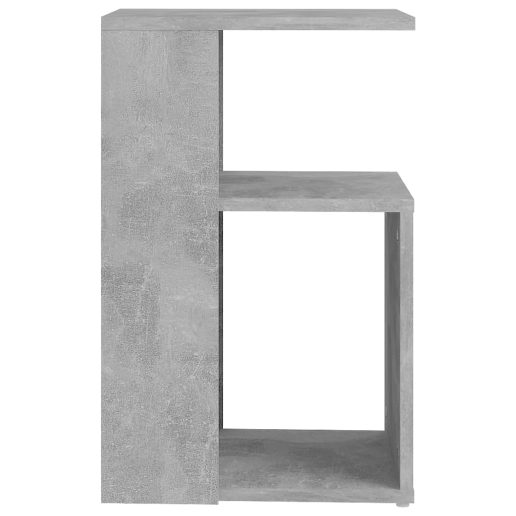 Sidobord betonggrå 36x30x56 cm konstruerat trä