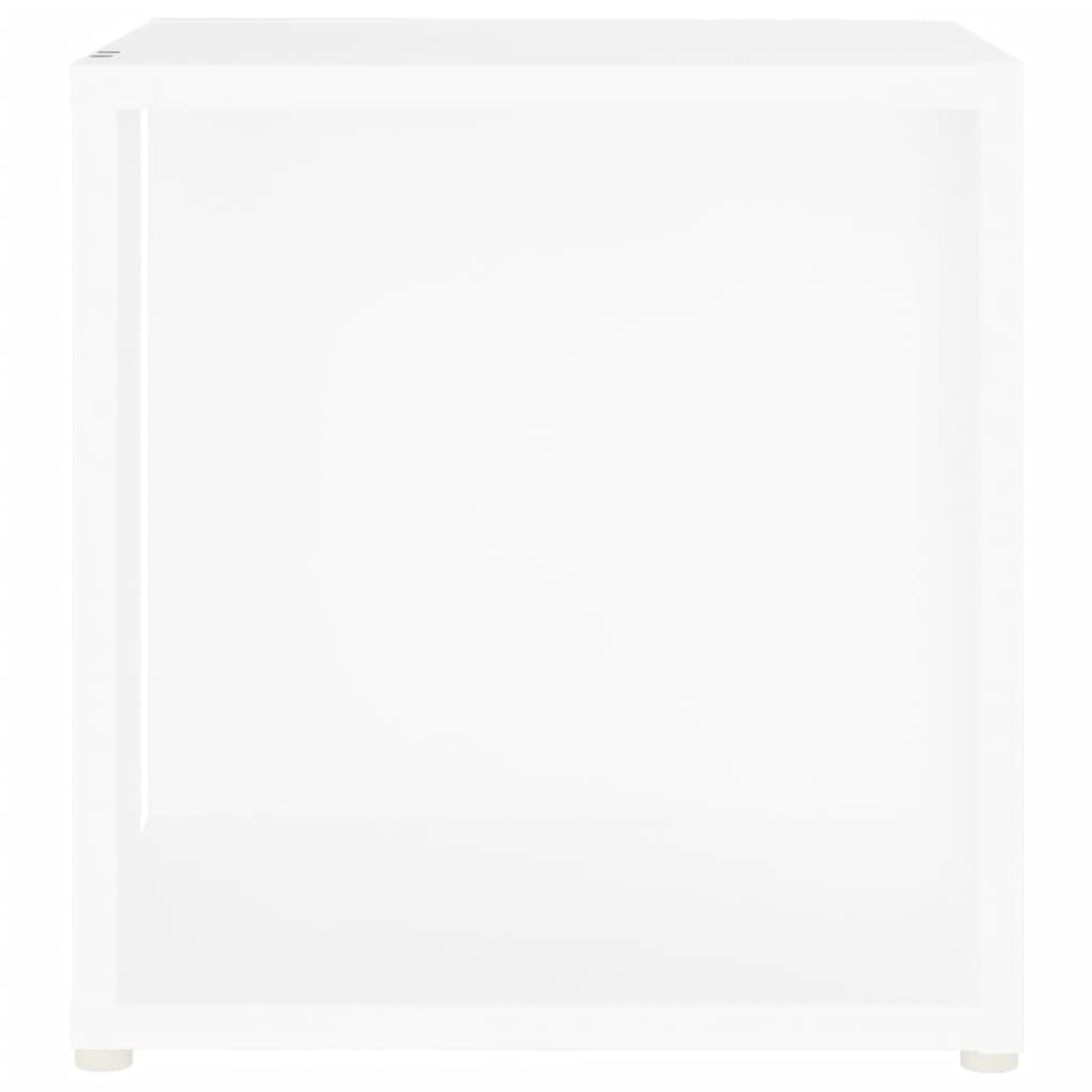 Sidobord vit 33x33x34,5 cm konstruerat trä