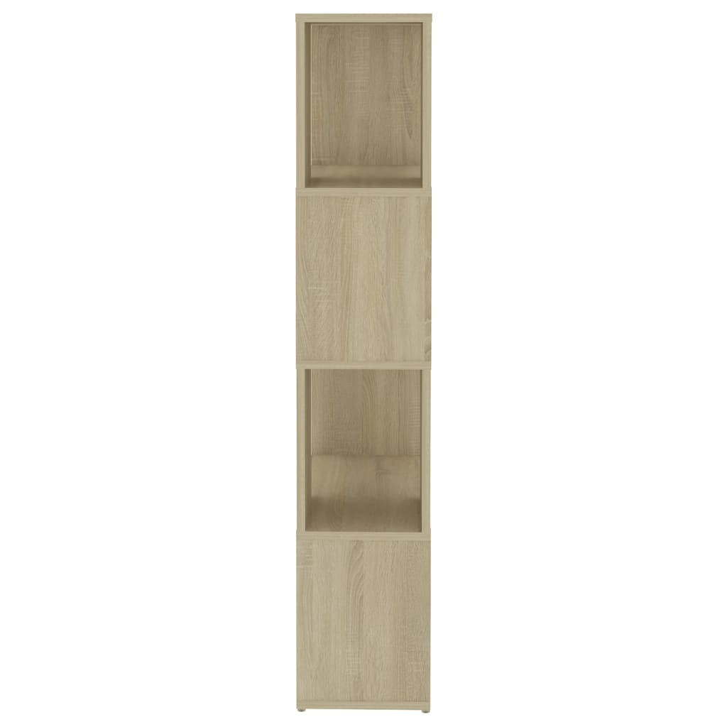 Bokhylla/Rumsavdelare sonoma-ek 60x24x124,5 cm konstruerat trä