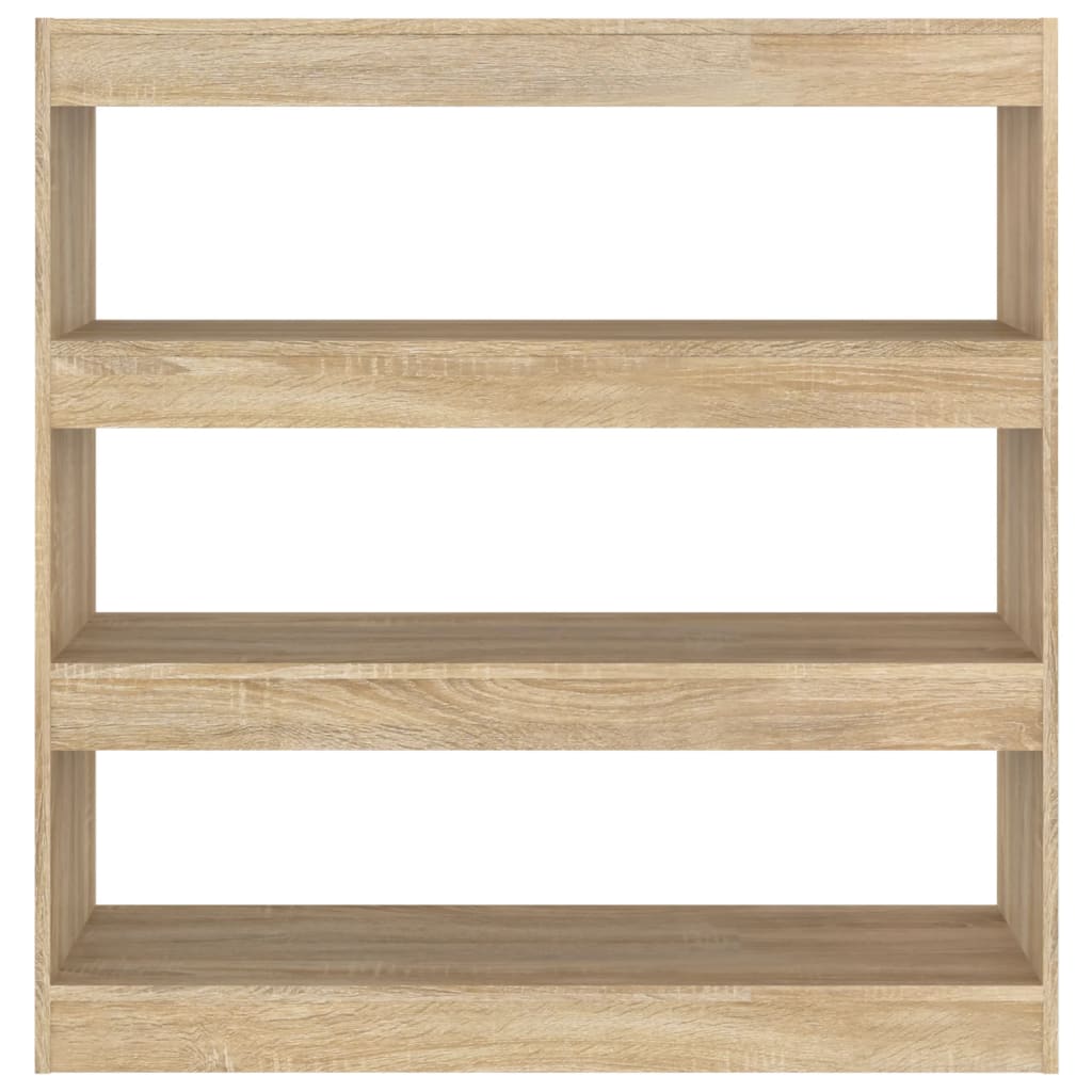 Bokhylla/Rumsavdelare sonoma-ek 100x30x103 cm