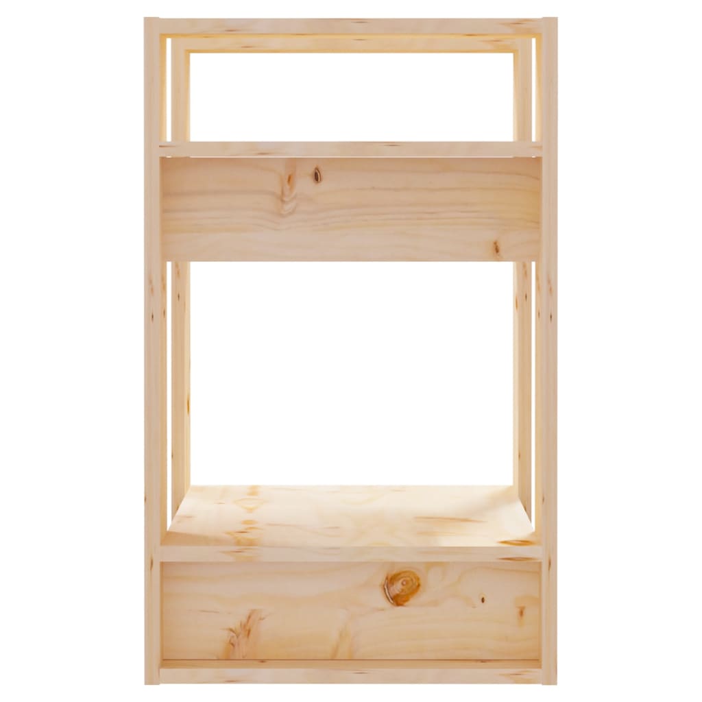 Bokhylla/rumsavdelare 41x35x57 cm massiv furu