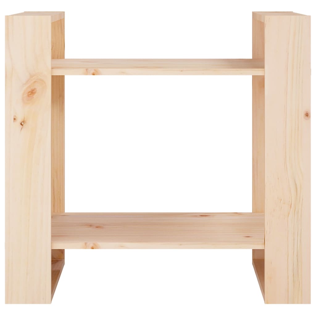 Bokhylla/rumsavdelare 60x35x57 cm massiv furu