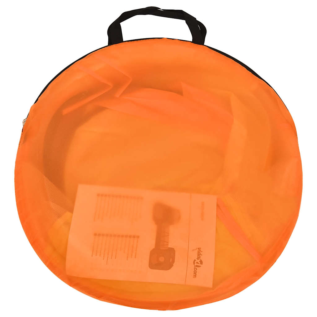 Lektält med 250 bollar flerfärgat 338x123x111 cm