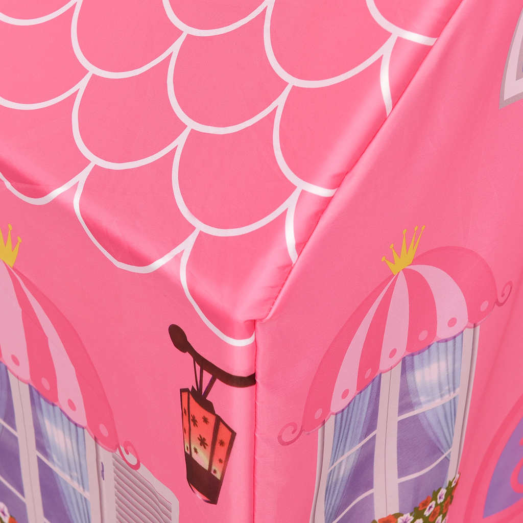 Lektält med 250 bollar Rosa 69x94x104 cm