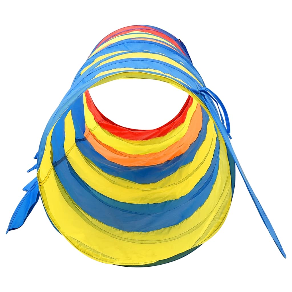 Lektunnel med 250 bollar flerfärgad 245 cm polyester