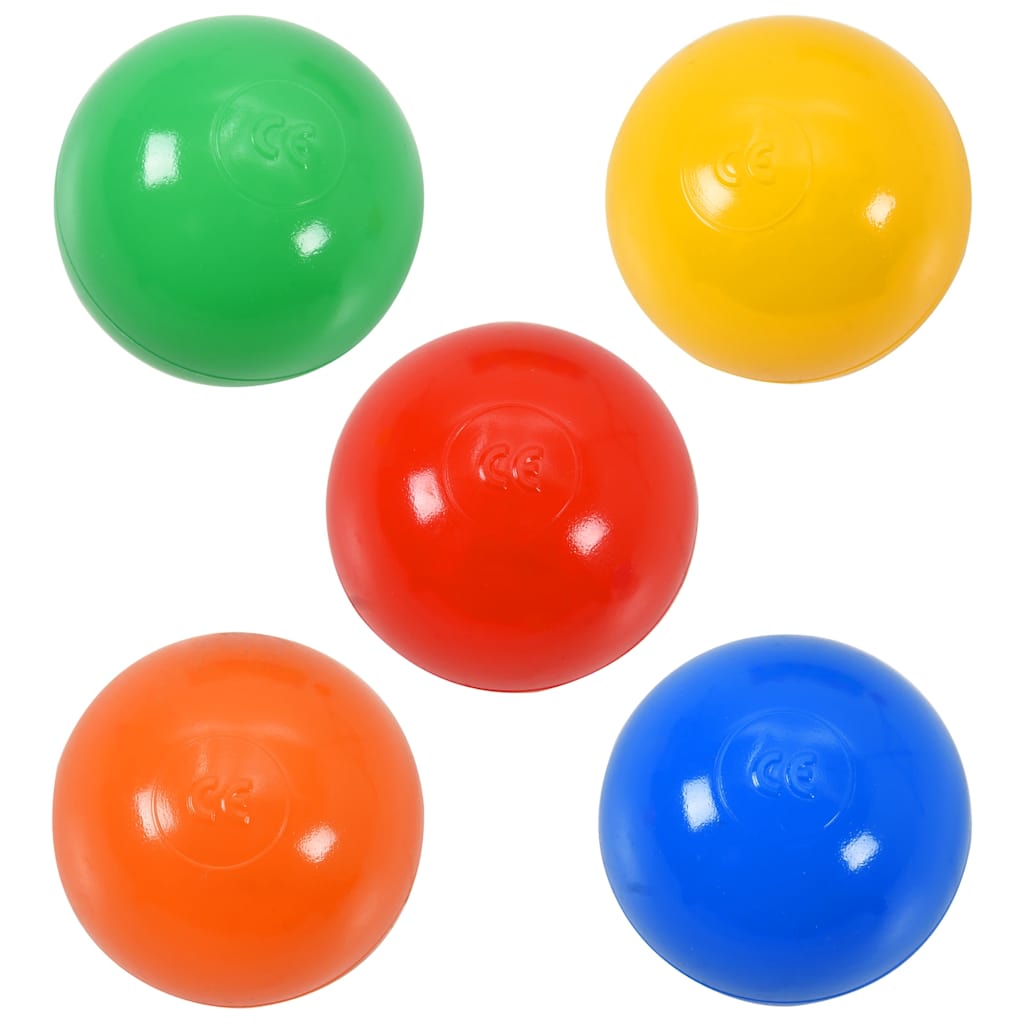 Lektunnel med 250 bollar flerfärgad 245 cm polyester