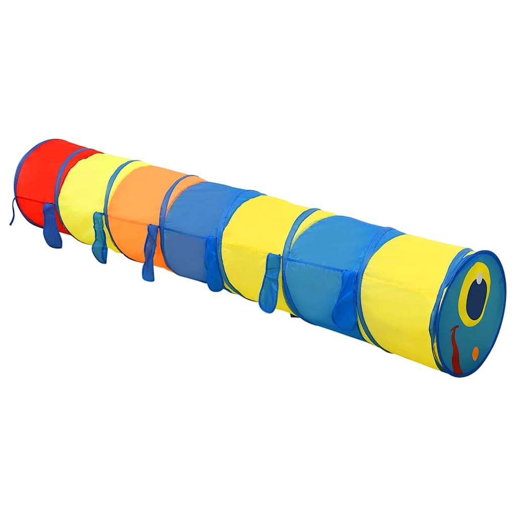 Lektunnel med 250 bollar flerfärgad 245 cm polyester