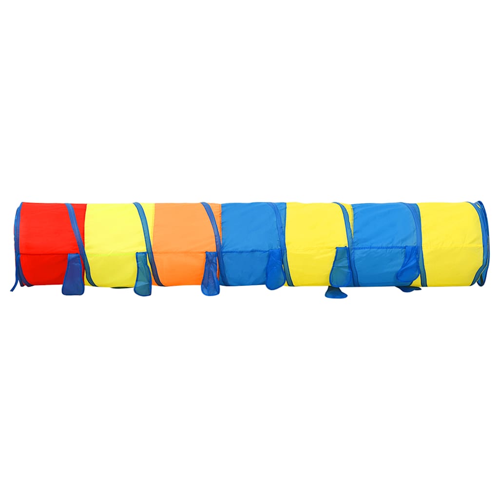 Lektunnel med 250 bollar flerfärgad 245 cm polyester