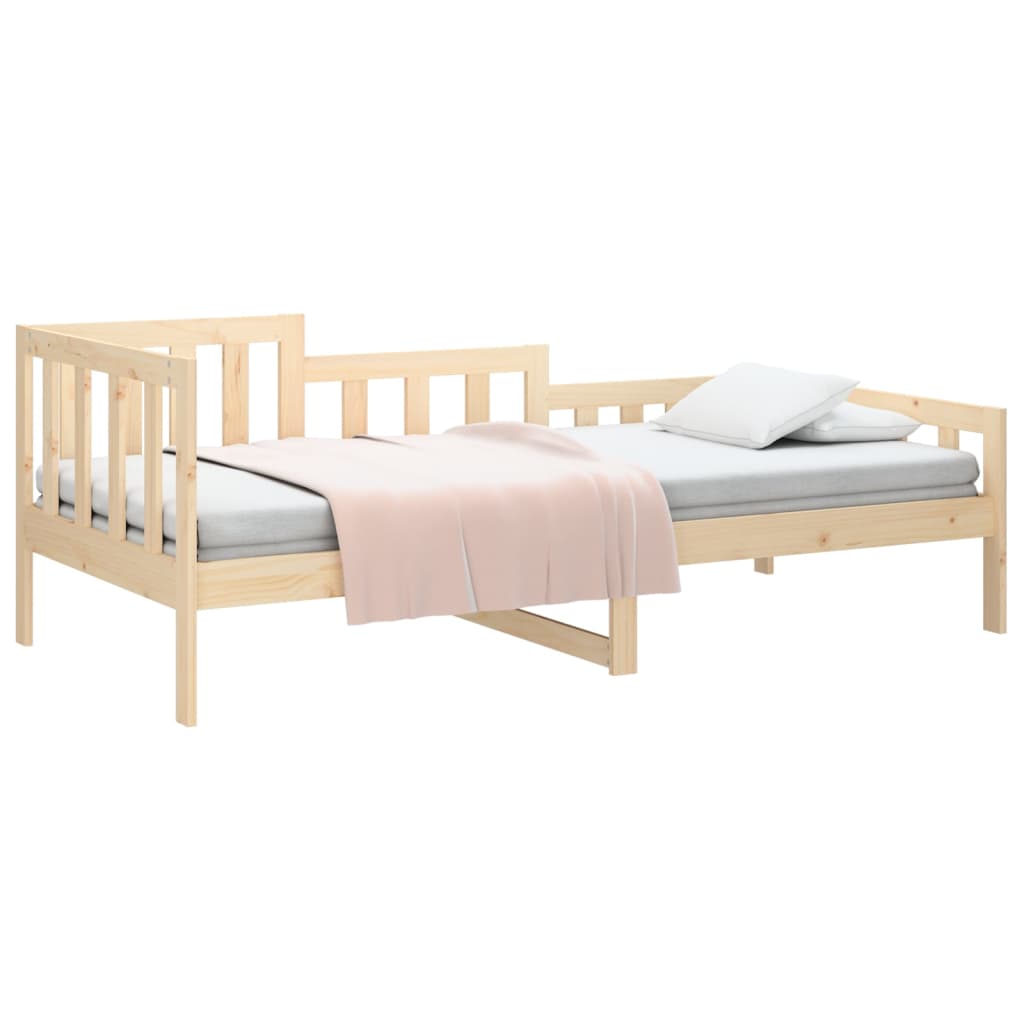 Dagbädd utan madrass 90x200 cm massiv furu