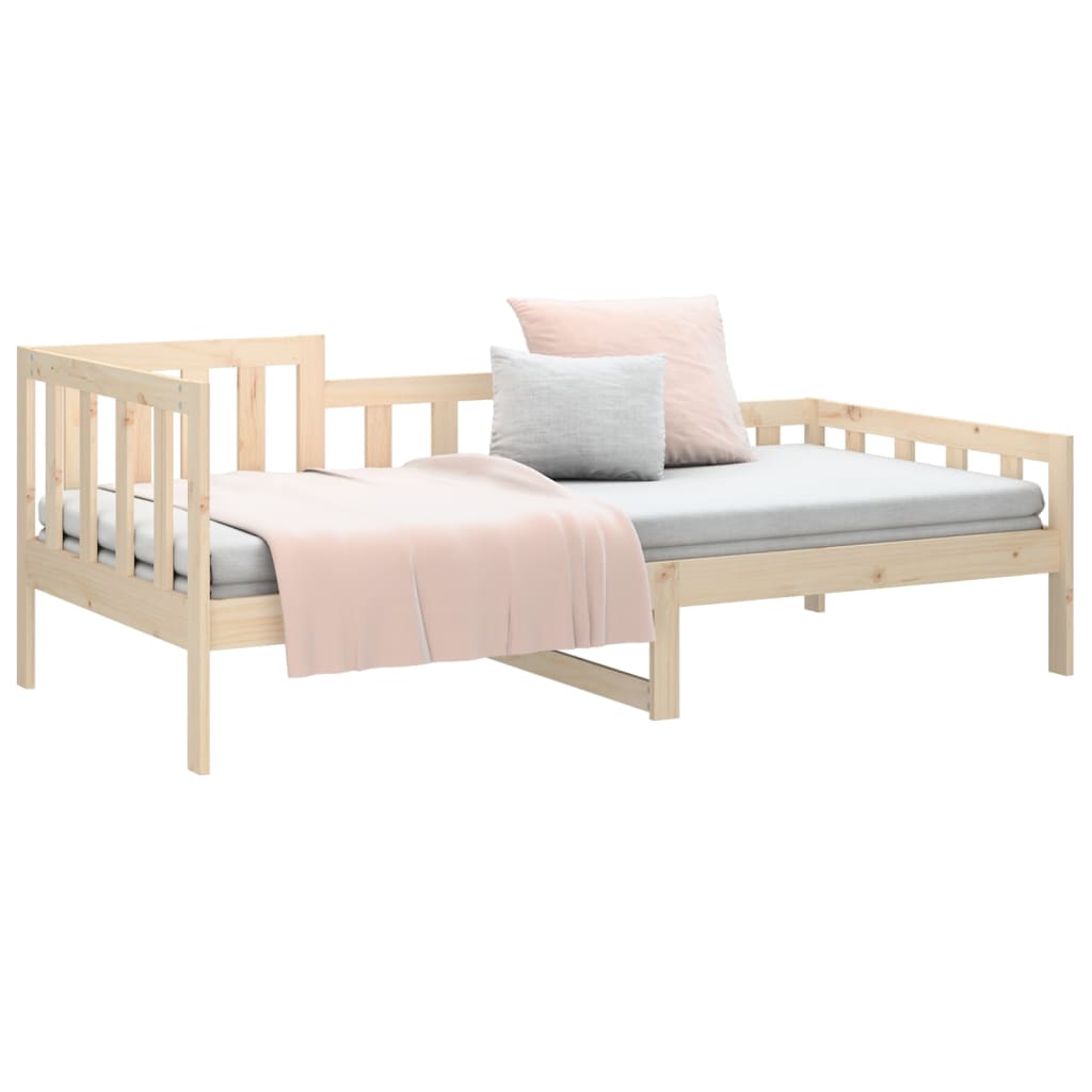 Dagbädd utan madrass 90x200 cm massiv furu