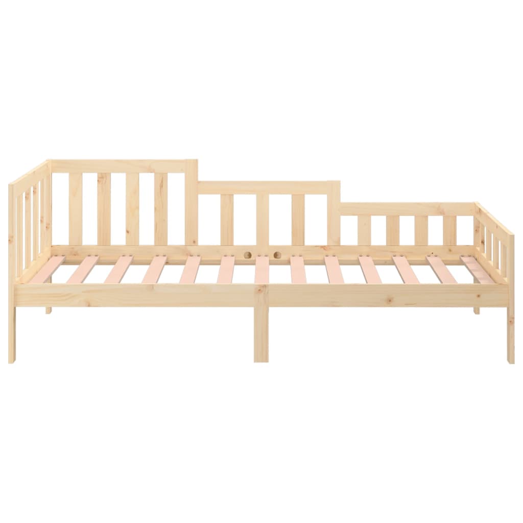 Dagbädd utan madrass 90x200 cm massiv furu