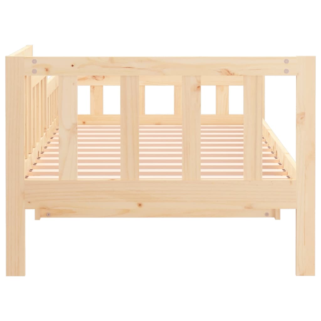 Dagbädd utan madrass 90x200 cm massiv furu