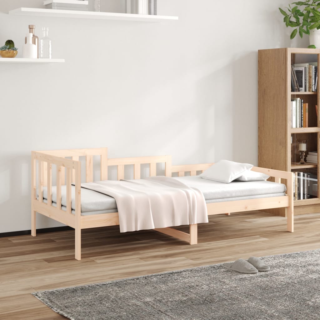 Dagbädd utan madrass 90x200 cm massiv furu