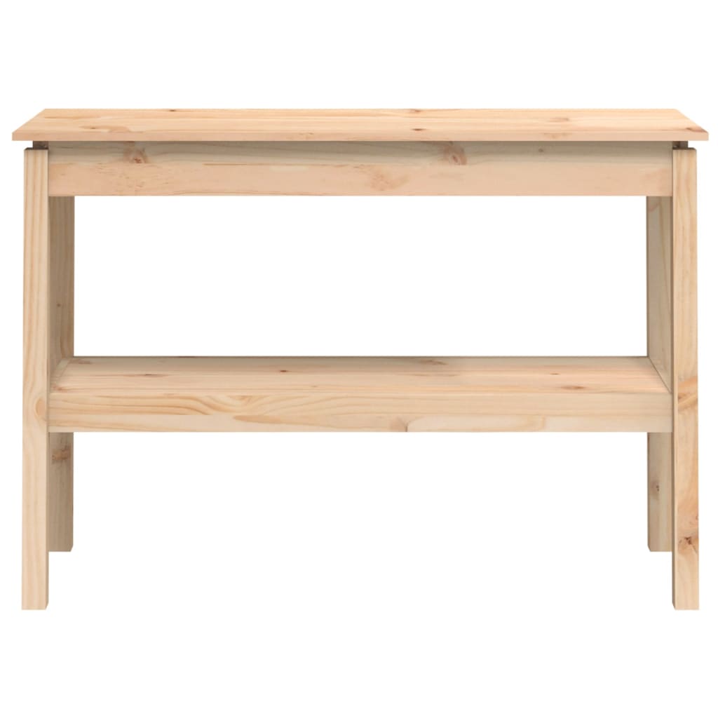 Konsolbord 110x40x75 cm massiv furu