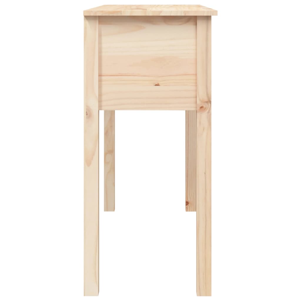 Konsolbord 100x35x75 cm massiv furu