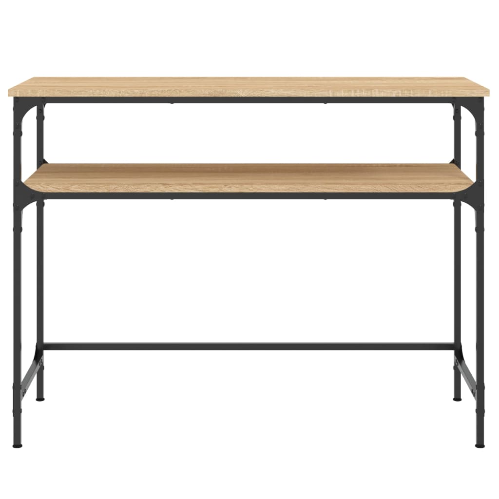 Avlastningsbord sonoma-ek 100x35,5x75 cm konstruerat trä