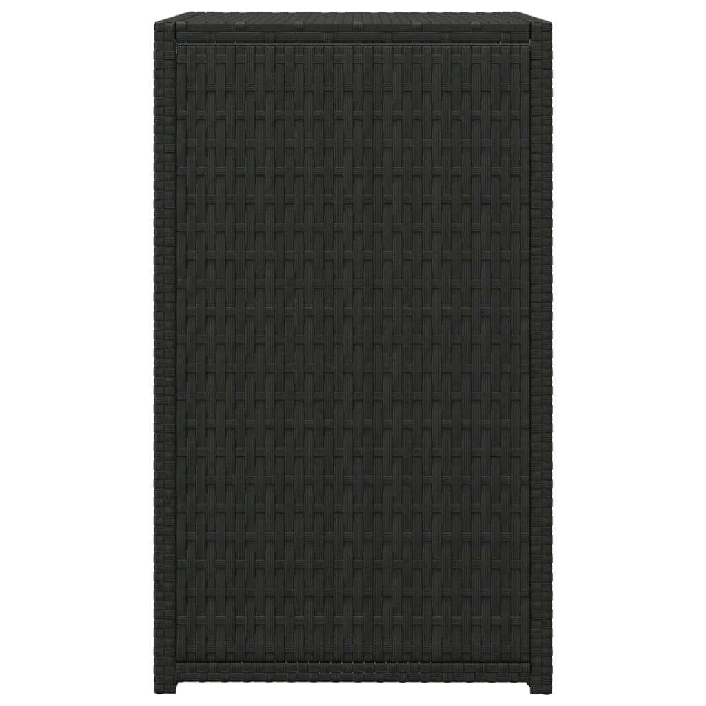 C-sidobord svart 40x35x60 cm konstrotting