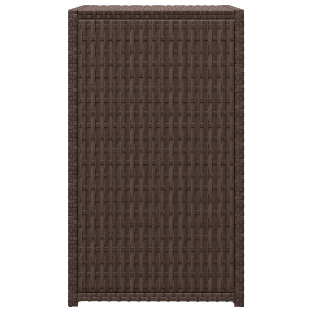 C-sidobord brunt 40x35x60 cm konstrotting