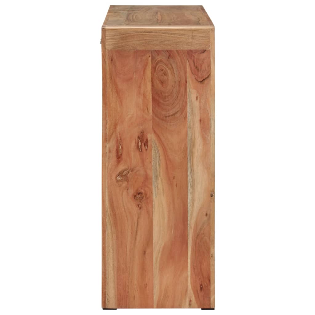 Konsolbord 110x30x76 cm massivt akaciaträ
