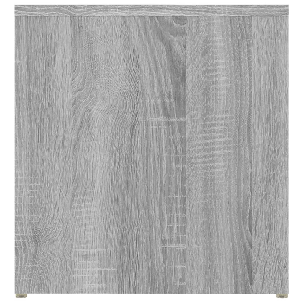 Sidobord grå sonoma 59x36x38 cm konstruerat trä