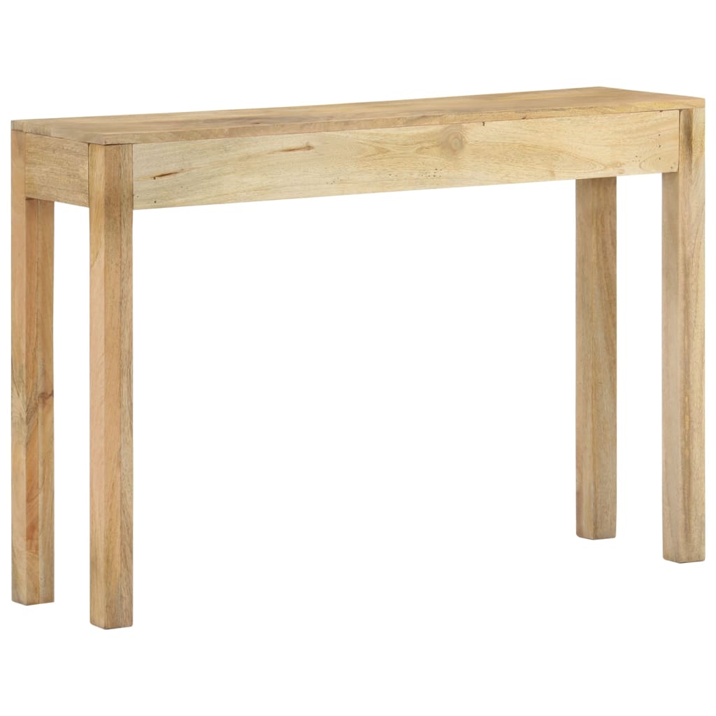 Konsolbord 110x30x75 cm massivt blekt mangoträ