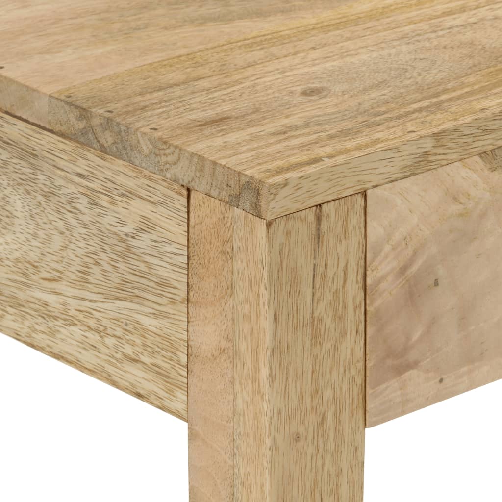 Konsolbord 110x30x75 cm massivt blekt mangoträ
