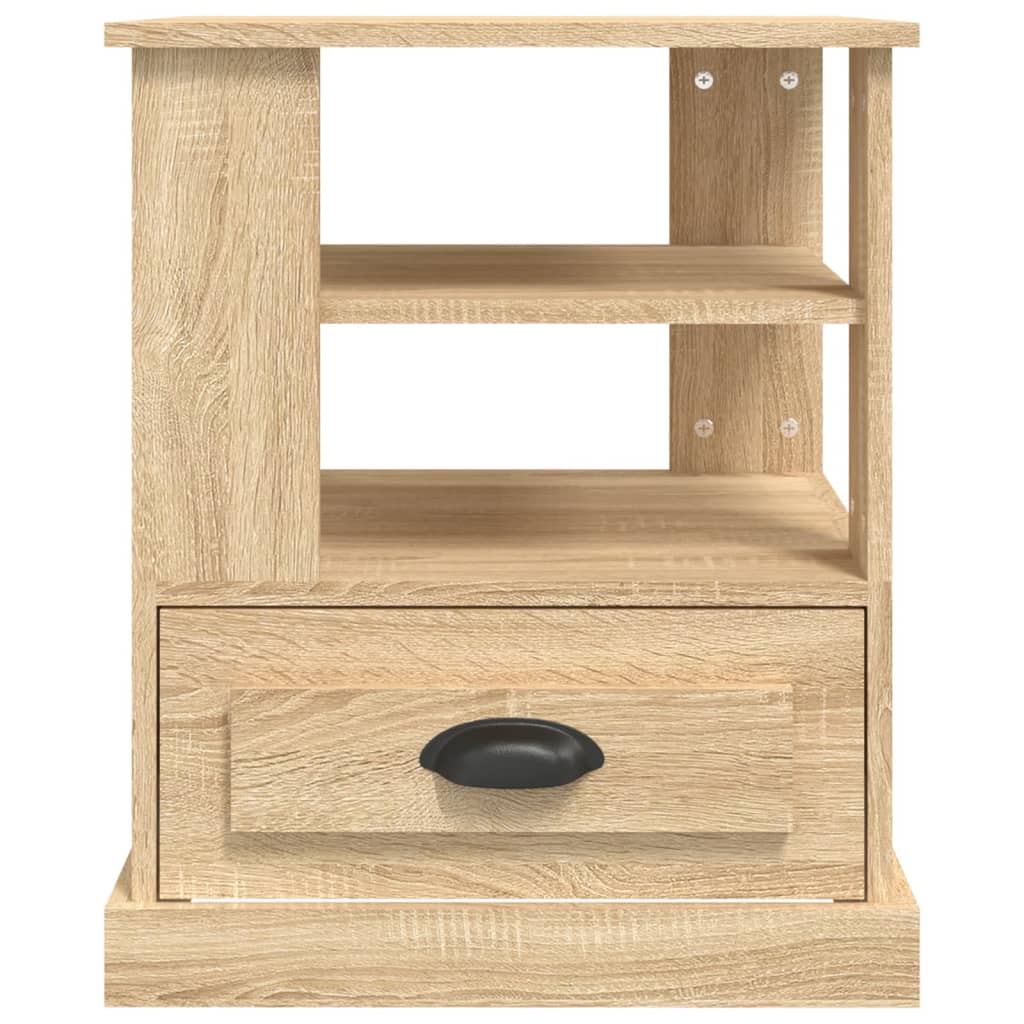 Sidobord sonoma-ek 50x50x60 cm konstruerat trä