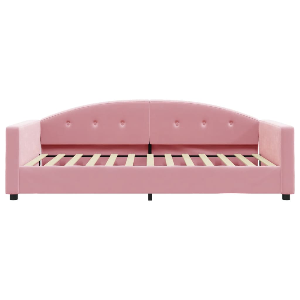 Dagbädd rosa 100x200 cm sammet