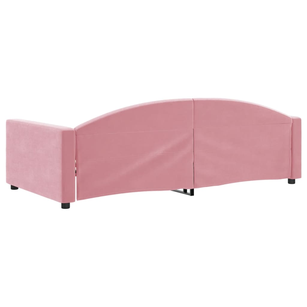 Dagbädd rosa 100x200 cm sammet