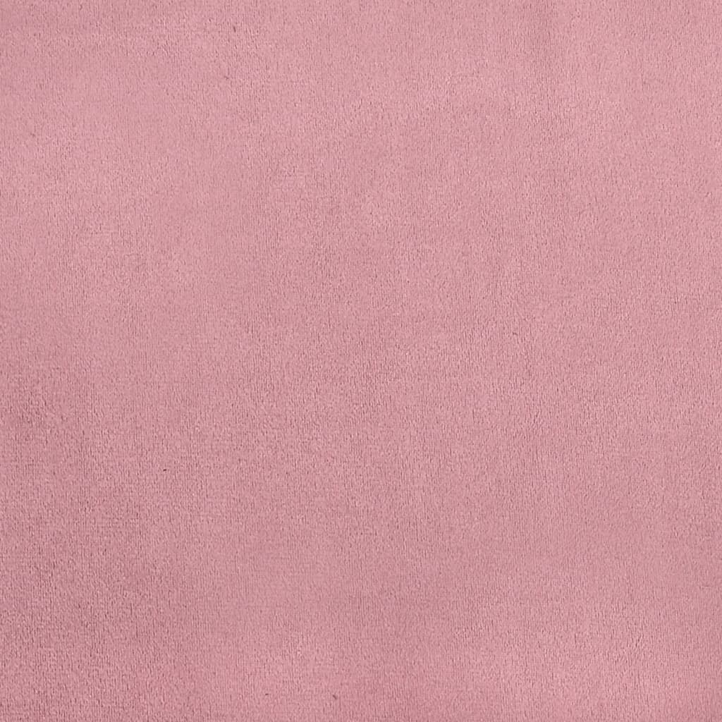 Dagbädd rosa 100x200 cm sammet