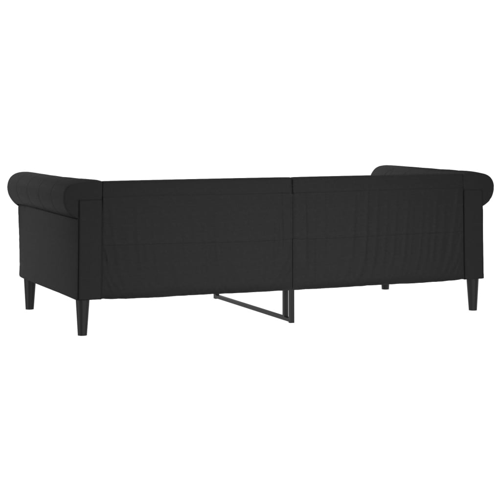 Dagbädd svart 80x200 cm konstläder