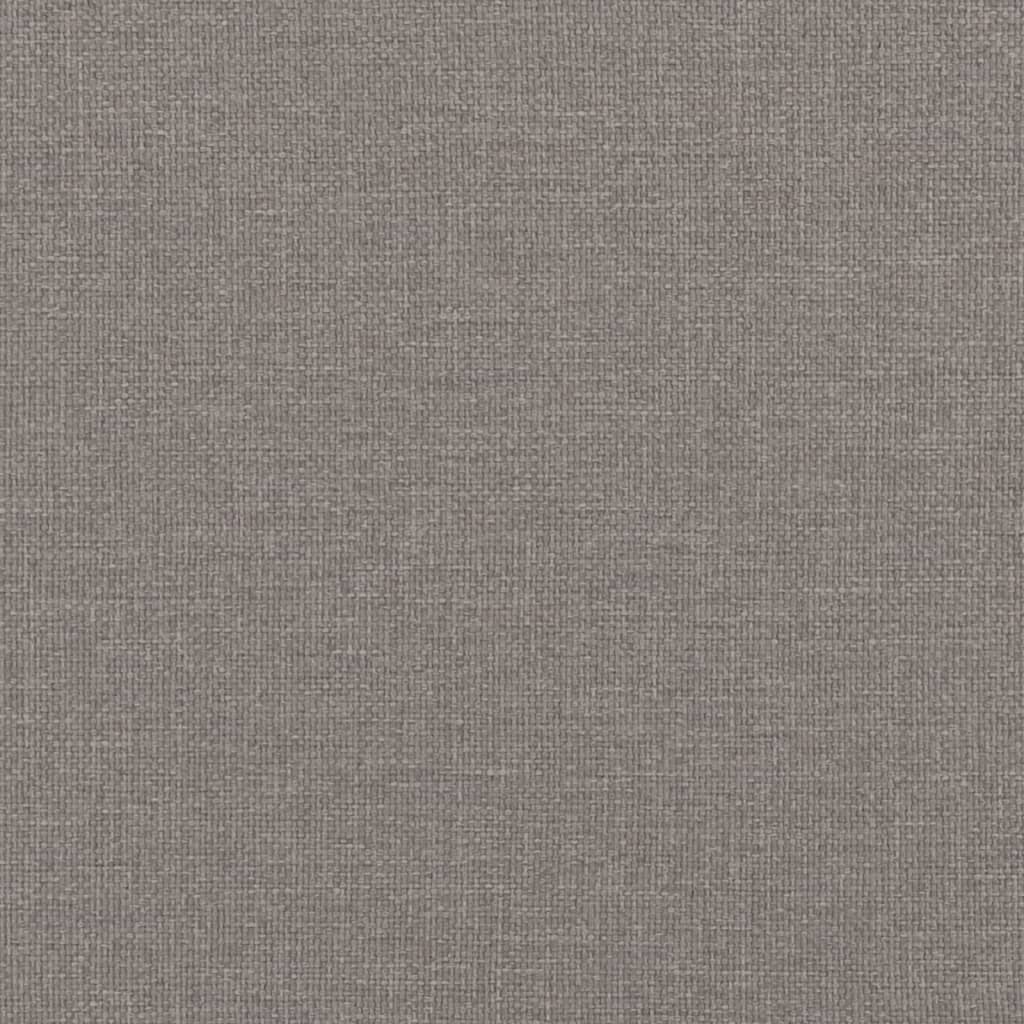 Fåtölj taupe 60 cm tyg